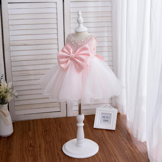 Beautiful Birthday Party Dress With Bead Work