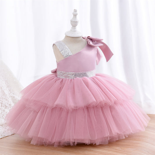 Beautiful Multi Frill Party Dress Frock