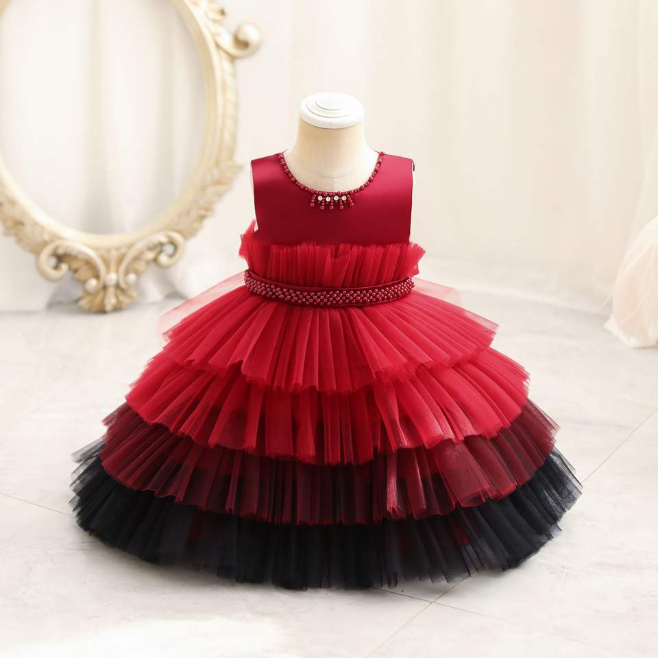 Birthday Party Dress With Bead work